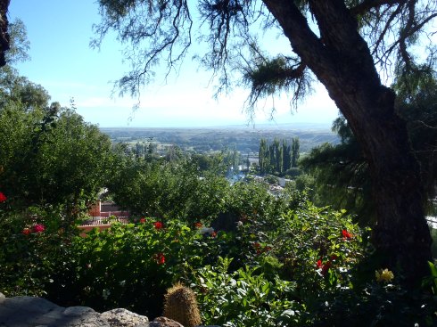 view from the hostel, cachi