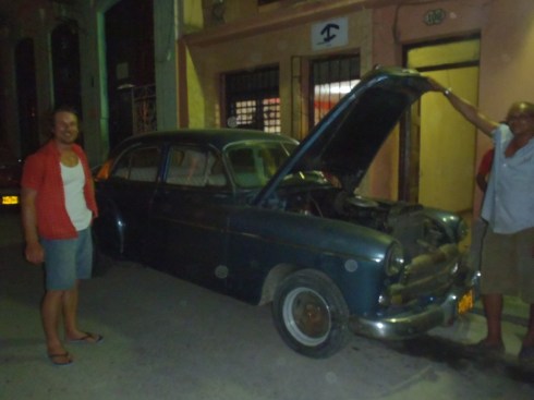 MC and Regino under the bonnet